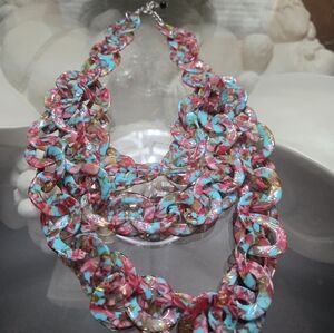 Colorful Chain Link Necklace